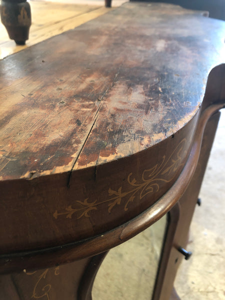 Antique Mirrored Credenza