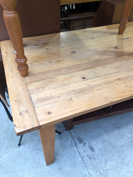 Large Heavy Duty Pine Dining Table