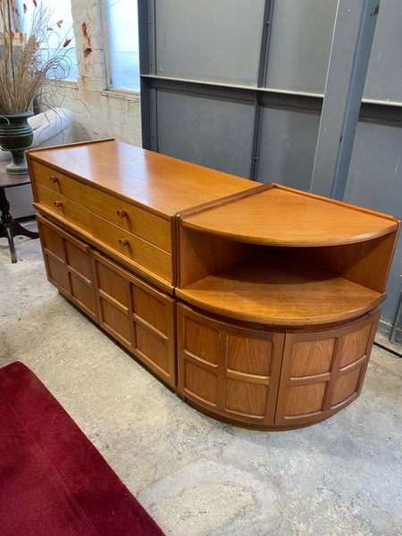 Mid-Centrury Nathan Sideboard with Corner unit