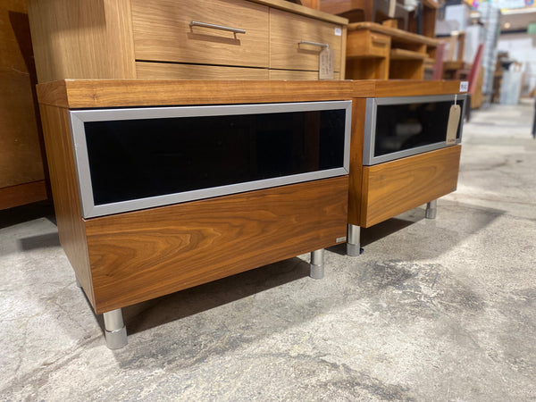 Pair of Dwell Mid Century Style Bedside Tables
