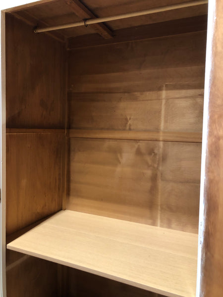 White Painted Double Wardrobe