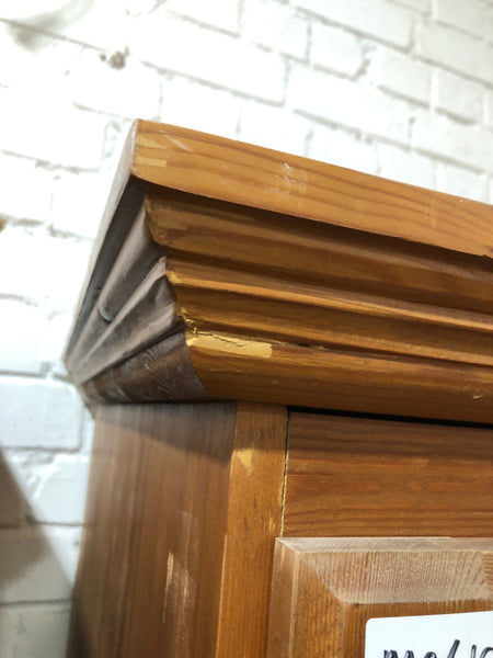 Pine Wardrobe with 2 Drawers