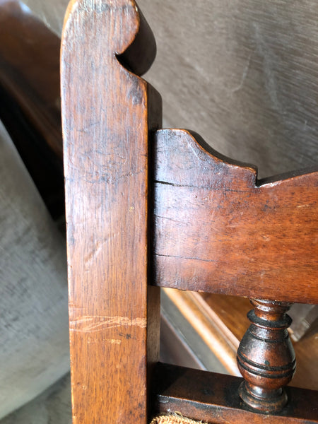 Antique Fireside Salon Chair