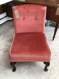 GHC - Pink Velvet Bedroom Chair
