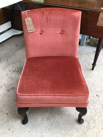 GHC - Pink Velvet Bedroom Chair