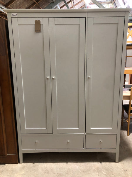 Grey Triple Wardrobe