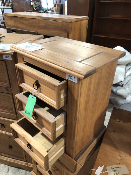 REF - Pair of Pine Bedside Tables