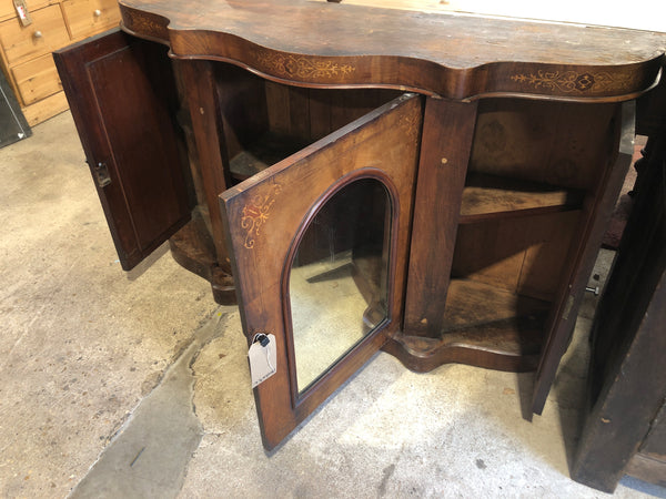 Antique Mirrored Credenza