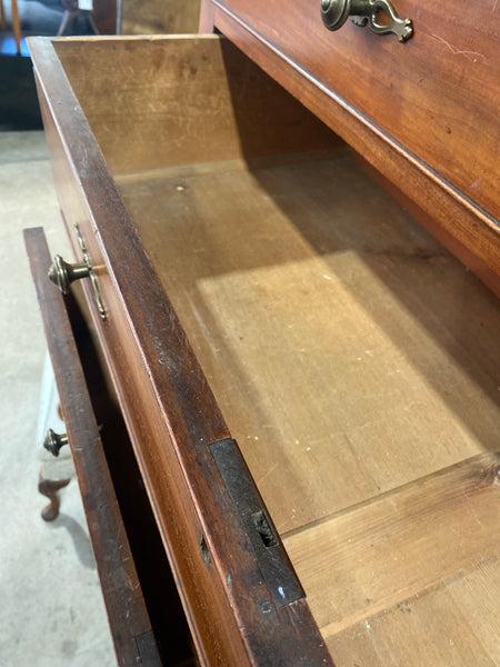 Antique Mahogany Low Chest of Drawers