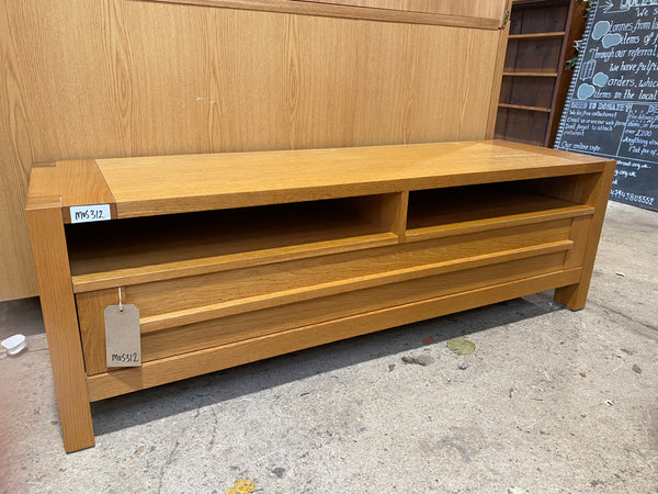 Contemporary Oak Entertainment Unit