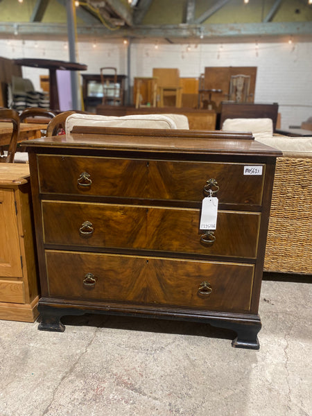 Vintage Burr Fronted Chest of Drawers