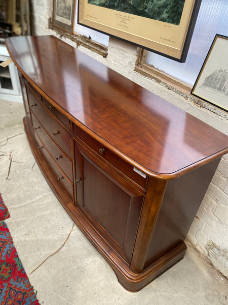 Large Bow Fronted Sideboard