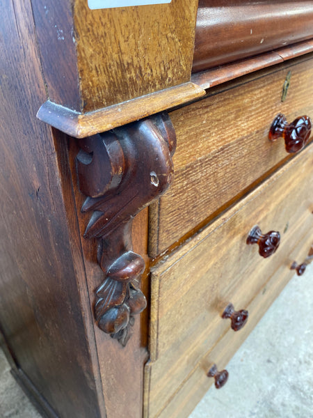 Victorian Oak & Mahogany Chest of Drawers