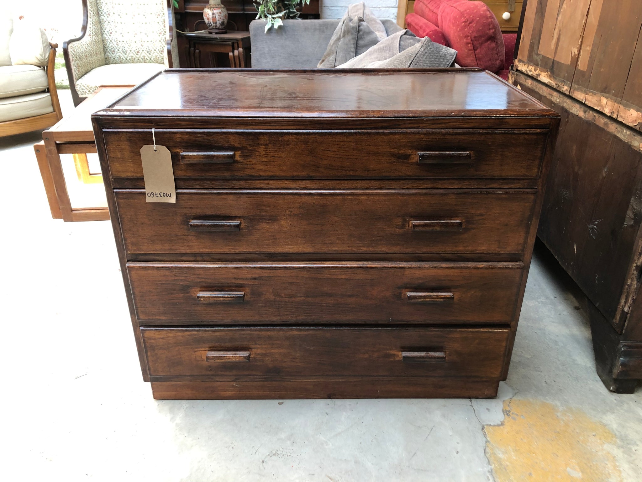 Mid-Century Chest of 4 Drawers