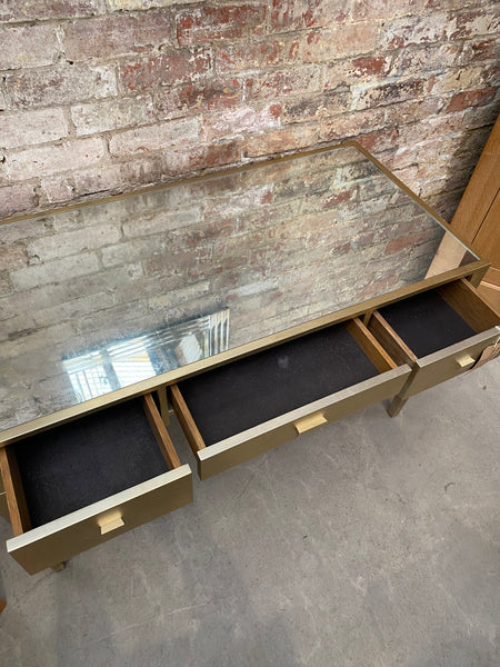 Gold Mirrored Dressing Table