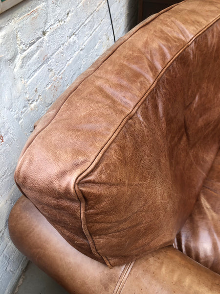 Tan Leather Armchair