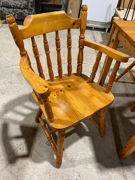 REF - Pine Dining Table & 4 Chairs