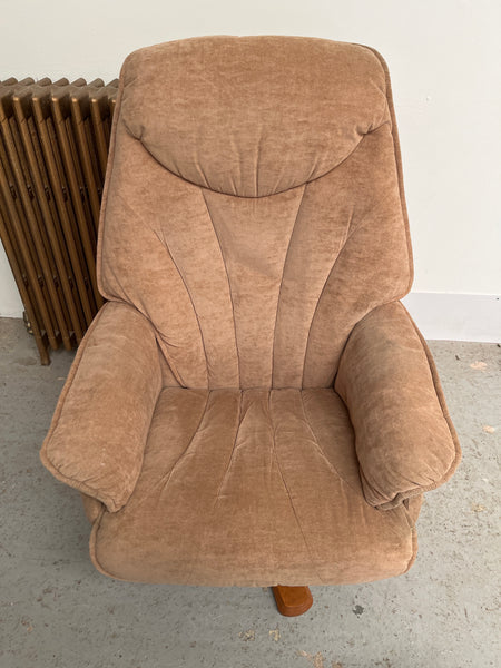GHC - Recliner Swivel Chair & Footstool