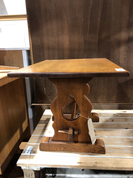 Small Refectory Style Side Table