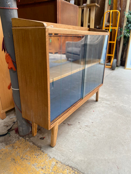 Small Vintage Glazed Bookcase