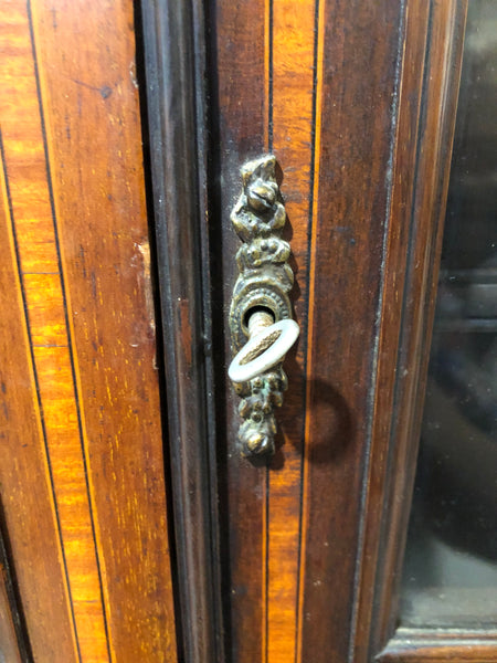 Small Display Cabinet with Inlay Detail