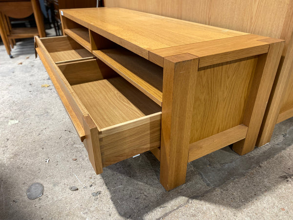 Contemporary Oak Entertainment Unit