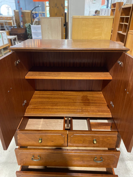 Vintage G-Plan 1970s Cherrywood Cocktail Cabinet