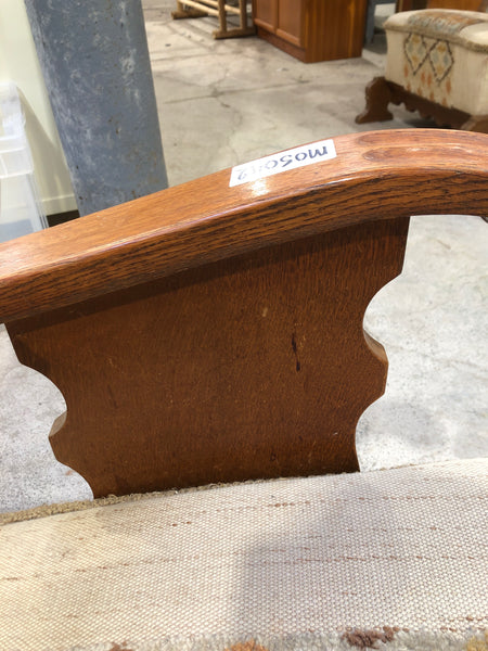 Griffin Detail Oak Lounge Chair