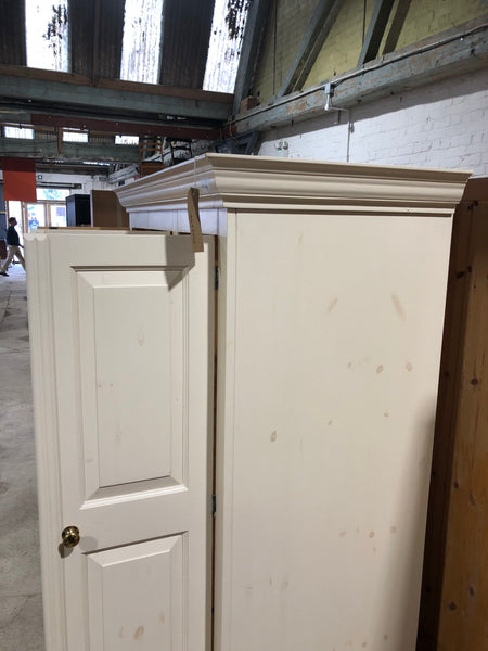 Large White Pine Wardrobe