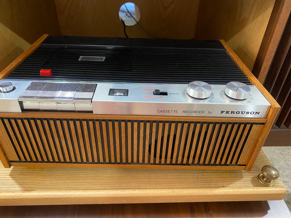Mid Century Radiography Sideboard with cassette & turntable