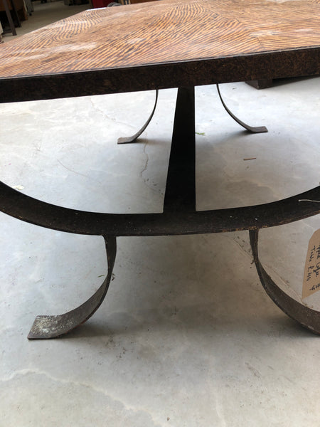 GHC - Metal & Wood Topped Coffee Table