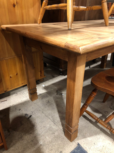 REF - Pine Dining Table & 4 Chairs
