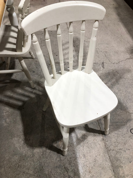 Solid Pine Farmhouse Table & 5 Chairs