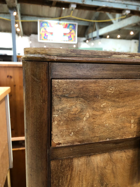 Pair of Art Deco Burr Walnut Bedside Tables