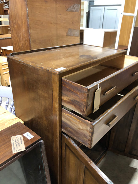 Vintage Cupboard with Two Drawers