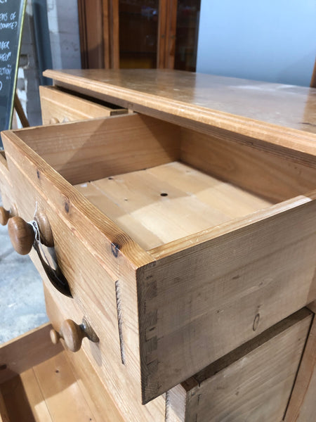 GHC - Rustic Pine Tallboy Chest of Drawers