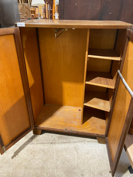 Art Deco Walnut Gentleman’s Wardrobe