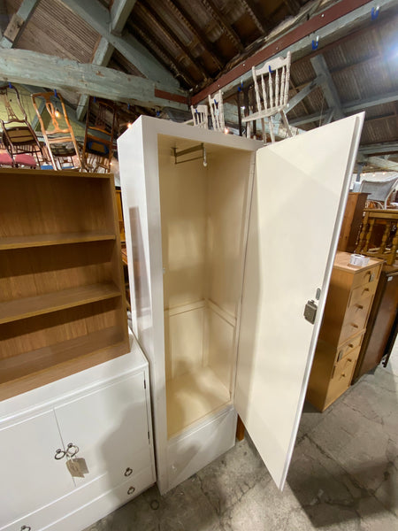 Vintage Painted Single Wardrobe