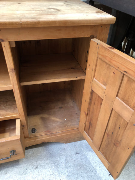 Solid Rustic Pine Sideboard