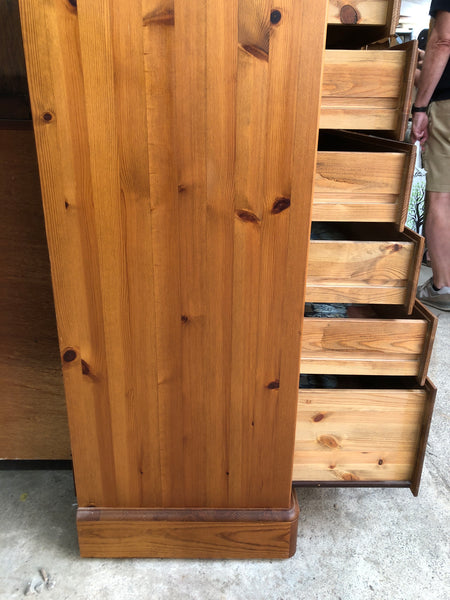 Pine Tallboy Chest of Drawers