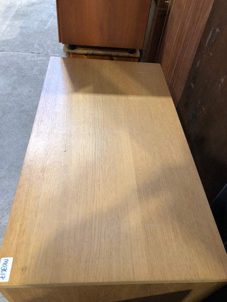 GHC- Pale Veneer desk with 3 Drawers