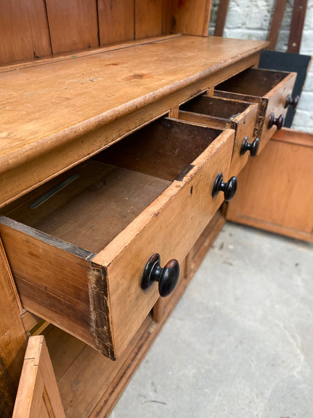 GHC - Large Pine Farmhouse Kitchen Dresser