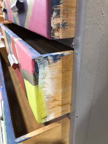 Upcycled Mid Century Chest of Drawers