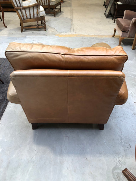Tan Leather Armchair