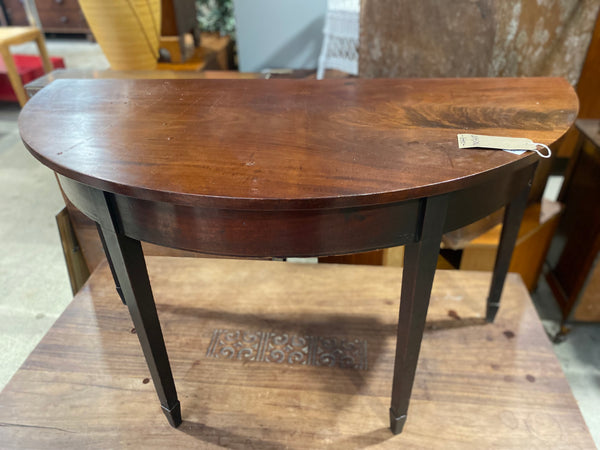 GHC - Mahogany Demi Lune Console Table