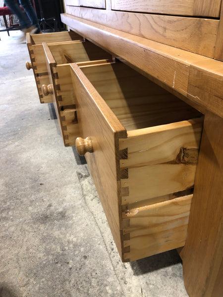 Solid Oak Triple Wardrobe - GHC
