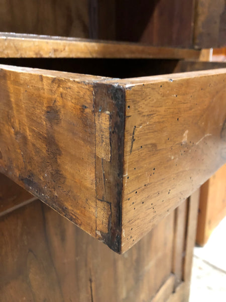 Antique Walnut Linen Cupboard