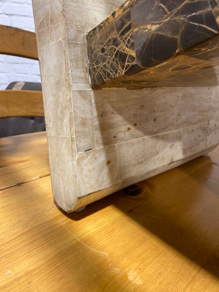 GHC - Vintage Tiled Marble Side Table By Tsaro