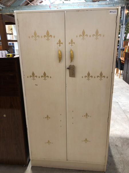 Decorative Cream & Gold Wardrobe