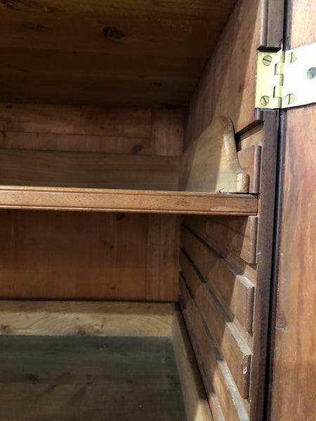19th Century Mahogany Linen Cupboard